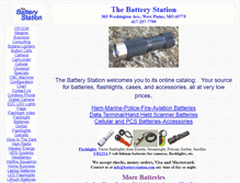 Tablet Screenshot of batterystation.com